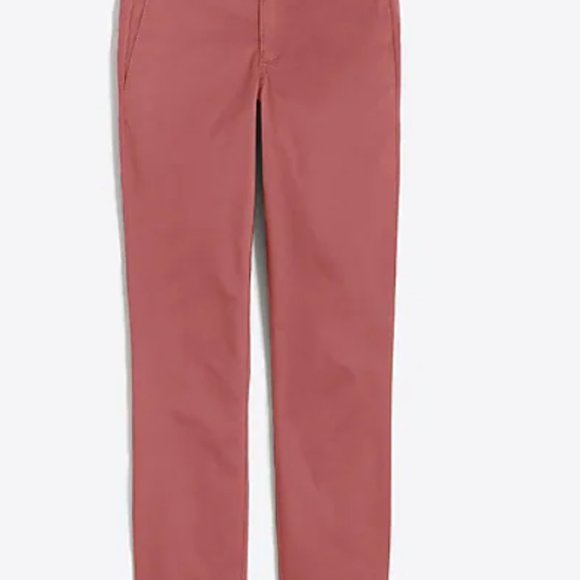 J Crew Factory Frankie coral chinos - Picture 2 of 5